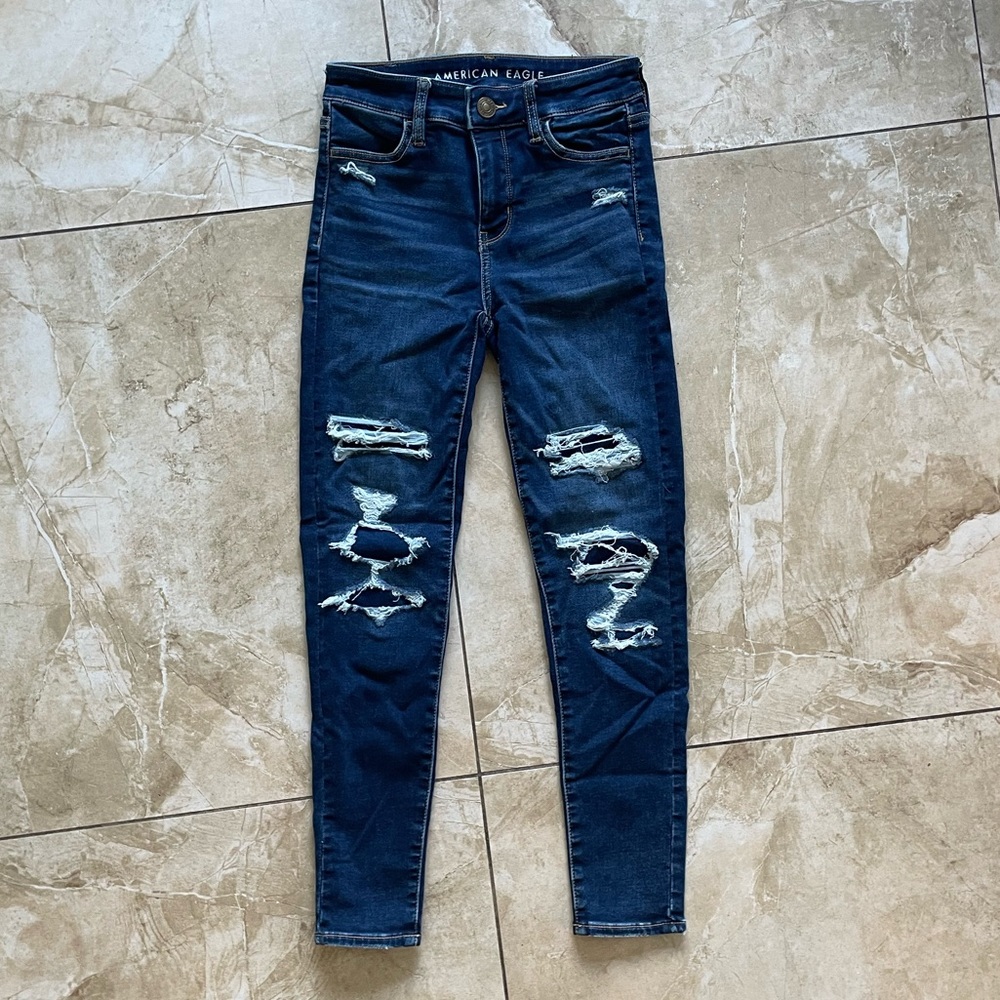 American Eagle Ripped Skinny Jeans